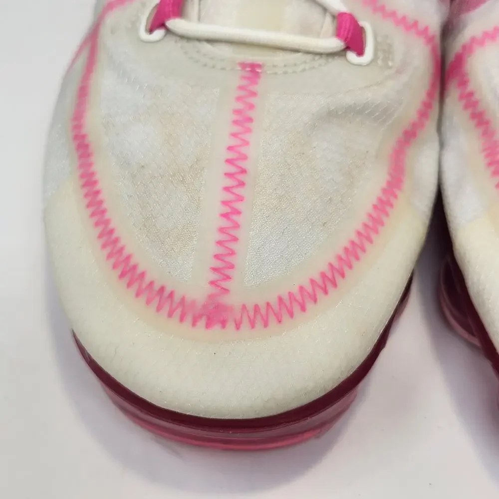 Nike Air VaporMax 2019 Running Athletic Shoes Sneakers Women Size 10 Pink White - Picture 3 of 10